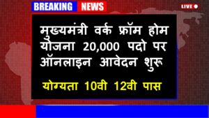 CM Work From Home Yojana 2023