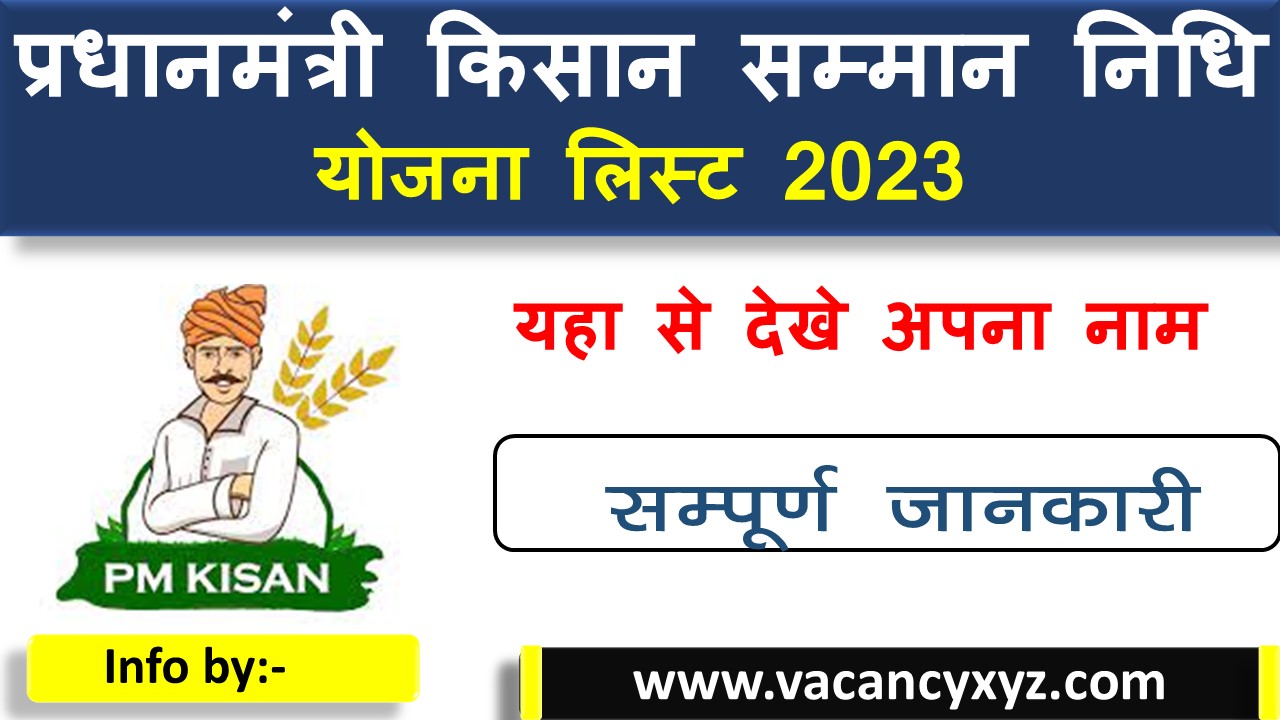 PM Kisan Samman Nidhi Yojana list