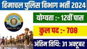 HP Male Constable Recruitment