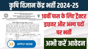 Krishi Vigyan Kendra Vacancy 2024