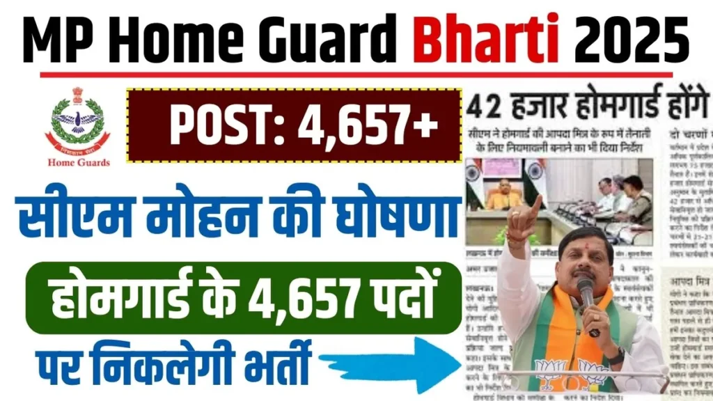 MP Home Guard Bharti 2025