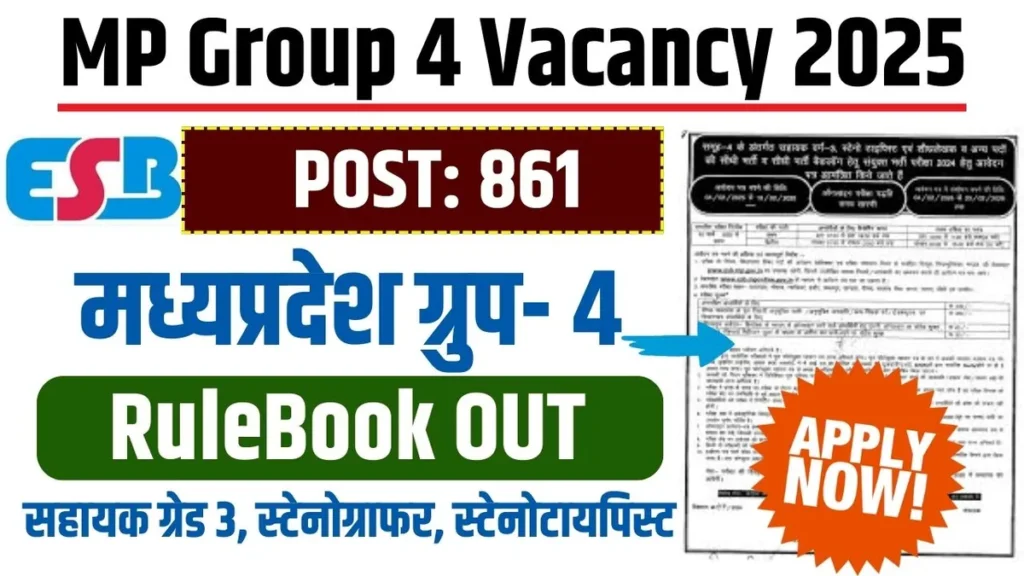 MP Group 4 Vacancy 2025