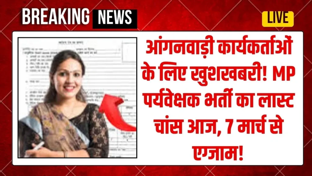 MP Paryavekshak Bharti 2025