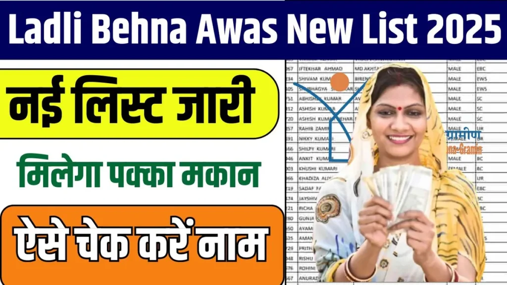 Ladli Behna Awas Yojana New List