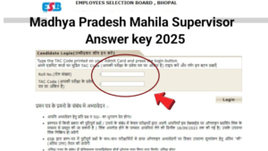 MP Mahila Anganwadi Supervisor Answer key 2025 Release: गलत प्रश्न में आपत्ति का नया नियम ,एमपी आंगनवाड़ी सुपरवाइजर भर्ती परीक्षा उत्तर कुंजी ESB सूचना 