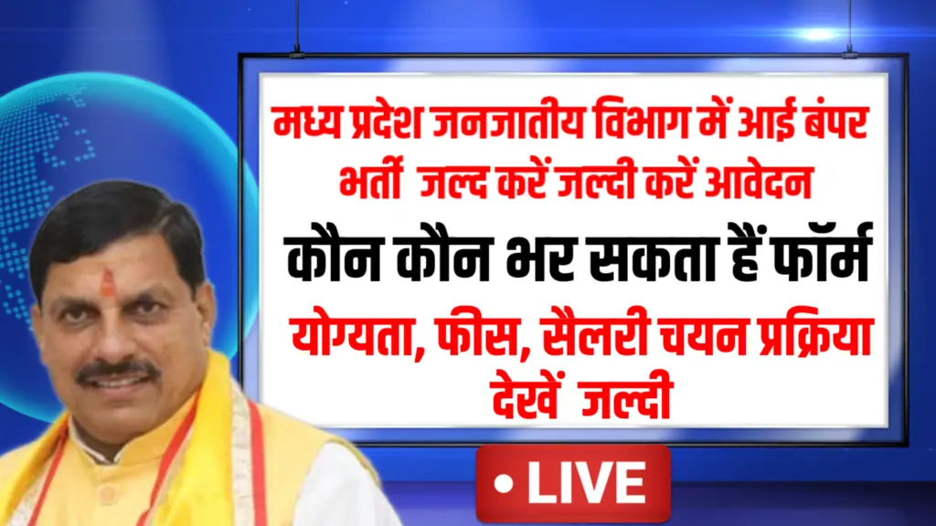 MP Tribal Vibhag Bharti 2025