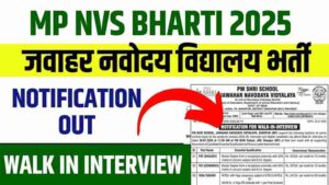 MP NVS Bharti 2025