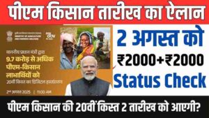 PM Kisan Yojana 20th Kist