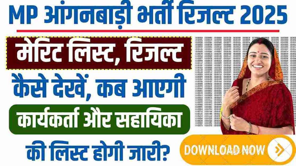 MP Anganwadi Merit List