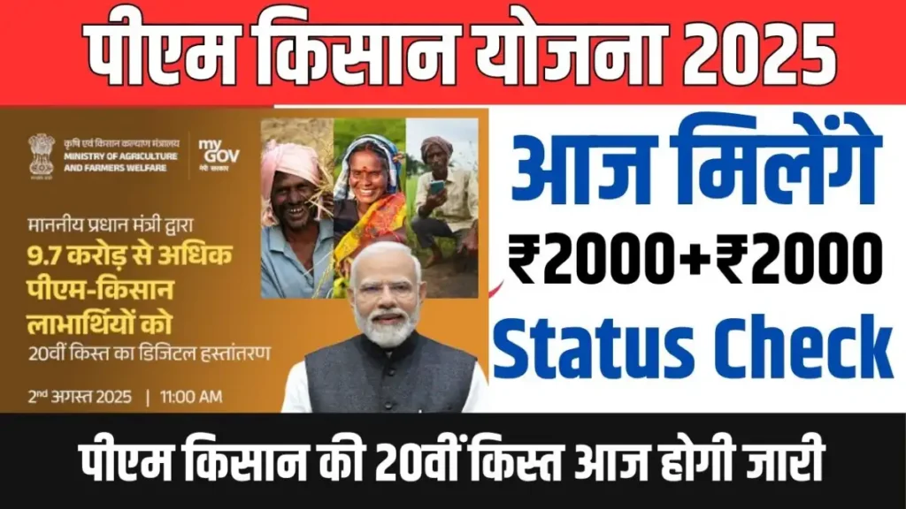 PM Kisan Yojana 20th Kist: आज 11 बजे किसानों के खाते में आएगी 20वीं किस्त, मिलेंगे ₹2000