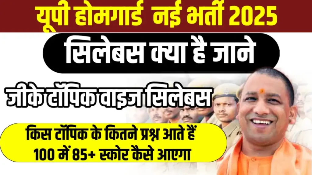 Uttar Pradesh Home Guard New Vacancy 2025