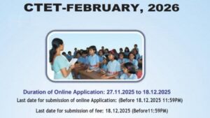 CTET February 2026 Notification Released – Exam Date, Fees, Eligibility, Syllabus & Full Details