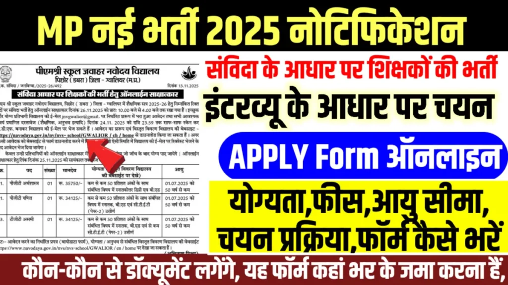 MP Latest Govt Job 2025