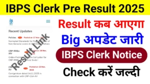IBPS Clerk Pre Expected Result Date