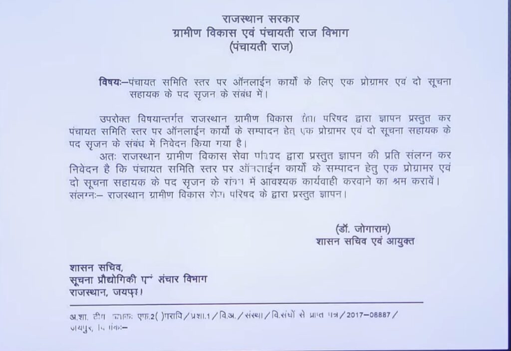 Rajasthan Computer Vacancy 2025 New: राजस्थान ग्रामीण एवं पंचायती राज विभाग में 13,917 पदों पर बड़ी भर्ती