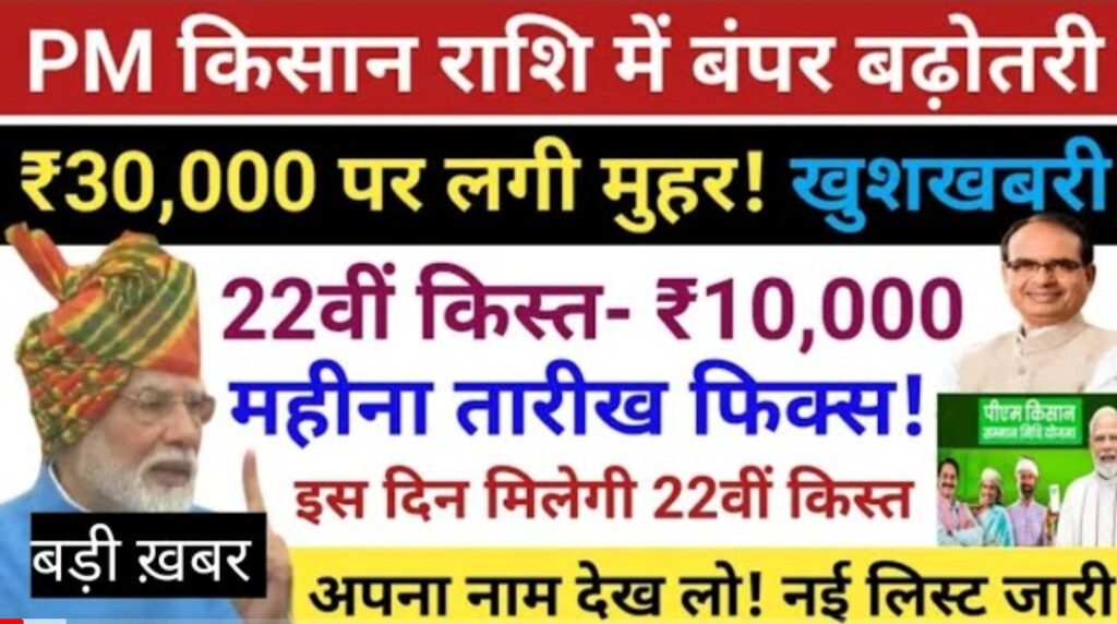 PM Kisan 22वीं किस्त 2026: राशि बढ़ोतरी, नई लिस्ट और किसानों के लिए बड़ी खुशखबरी