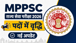 MPPSC State Services Exam 2026-MPPSC राज्य सेवा परीक्षा Vacancy Update (शुद्धिपत्र)