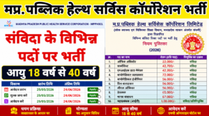 MP Public Health Service Corporation Bharti 2026 New Notification out , जल्द करें आवेदन