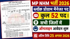 MP NHM Bharti 2026